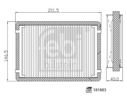 Фільтр салону 181883