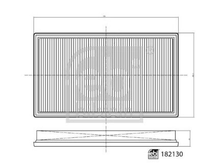 Фільтр повітря 182130