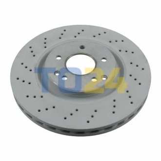 Тормозной диск (передний) FEBI 26107 (фото 1)