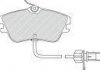 Дисковые тормозные колодки (передние) FERODO FVR1519 (фото 2)