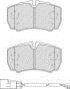 Дискові гальмівні колодки (задні) FVR4251