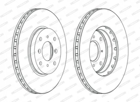 Гальмівний диск (передній) DDF1119C