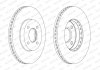 Тормозной диск (задний) FERODO DDF2067C (фото 3)
