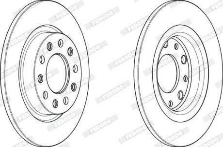 Гальмівний диск (задній) DDF2333C