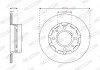 Гальмівний диск FERODO DDF2985C (фото 1)