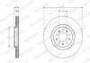 Гальмівний диск FERODO DDF3040C-1 (фото 3)