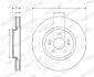 Гальмівний диск FERODO DDF3102C-1 (фото 3)