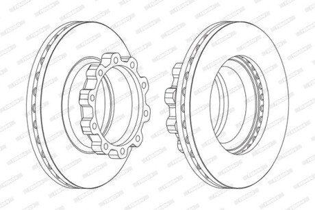 Гальмівний диск FCR170A