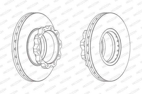 Гальмівний диск FCR215A