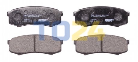 Дисковые тормозные колодки (задние) FERODO FDB1021 (фото 1)