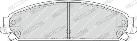 Дискові гальмівні колодки (передні) FDB4078