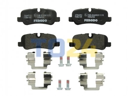 Дискові гальмівні колодки (задні) FERODO FDB4105 (фото 1)
