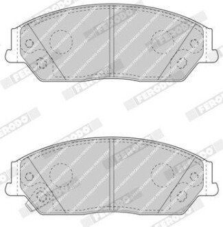 Дискові гальмівні колодки (передні) FDB4443