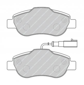 Дисковые тормозные колодки (передние) FDB5097