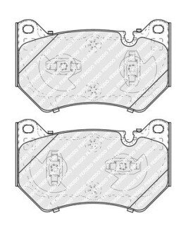 Колодки гальмівні (передні) Audi Q5 19- (Brembo) FDB5291