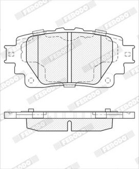 Тормозные колодки FDB5470