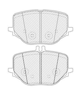 Гальмівні колодки, дискові FERODO FDB5477 (фото 1)