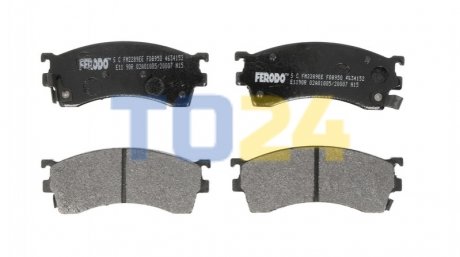 Дисковые тормозные колодки (передние) FERODO FDB950 (фото 1)