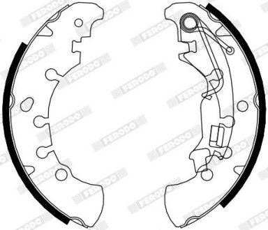 Барабанні гальмівні колодки FSB4076