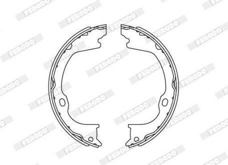 Барабанные тормозные колодки FSB4169