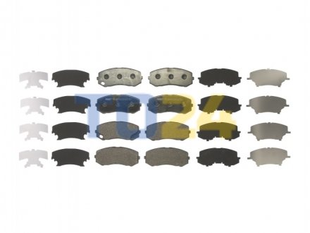 Дисковые тормозные колодки (передние) FERODO FVR4314 (фото 1)