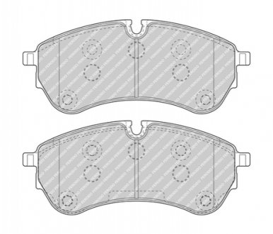 Дисковые тормозные колодки (передние) FVR5067