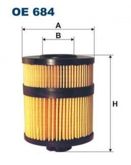 Масляний фільтр FILTRON OE 684 (фото 1)