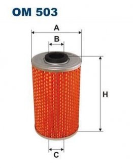 Масляный фильтр FILTRON OM 503 (фото 1)