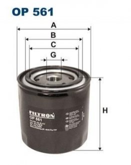 Масляний фільтр FILTRON OP561 (фото 1)