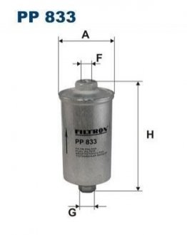 Топливный фильтр FILTRON PP 833 (фото 1)