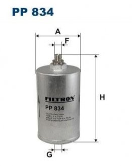 Топливный фильтр FILTRON PP 834 (фото 1)