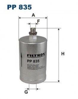 Паливний фільтр FILTRON PP 835 (фото 1)