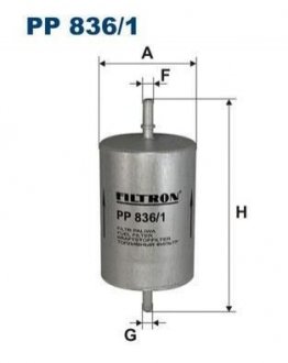 Паливний фільтр FILTRON PP836/1 (фото 1)