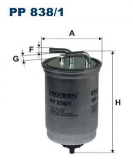 Топливный фильтр PP 838/1