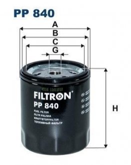 Топливный фильтр FILTRON PP 840 (фото 1)