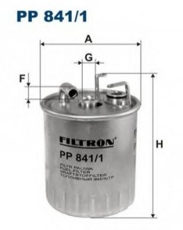 Паливний фільтр FILTRON PP 841/1 (фото 1)
