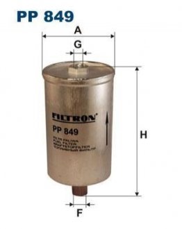 Топливный фильтр FILTRON PP 849 (фото 1)