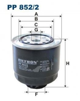 Топливный фильтр FILTRON PP 852/2 (фото 1)