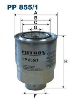 Паливний фільтр FILTRON PP 855/1 (фото 1)