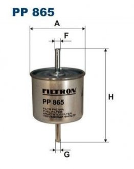 Топливный фильтр FILTRON PP 865 (фото 1)