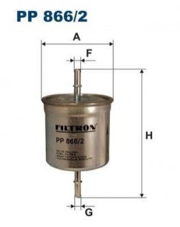 Паливний фільтр FILTRON PP 866/2 (фото 1)