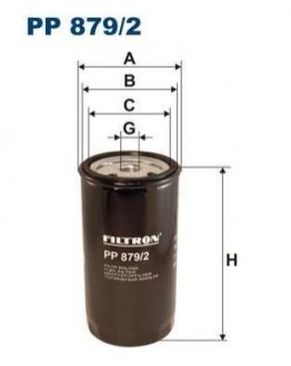 Паливний фільтр FILTRON PP 879/2 (фото 1)