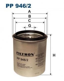 Паливний фільтр FILTRON PP 946/2 (фото 1)