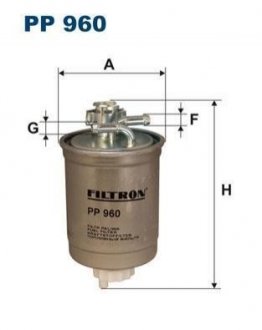 Паливний фільтр FILTRON PP 960 (фото 1)