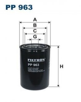 Топливный фильтр FILTRON PP 963 (фото 1)
