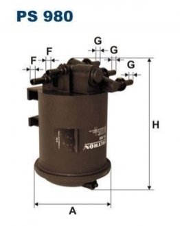 Паливний фільтр FILTRON PS 980 (фото 1)