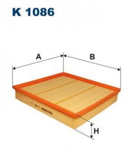 Фільтр салону FILTRON K 1086 (фото 1)