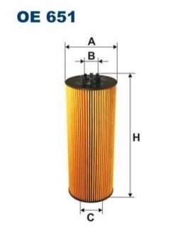 Фильтр масляный FILTRON OE 651/1A (фото 1)