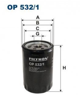 Масляний фільтр FILTRON OP 532/1 (фото 1)