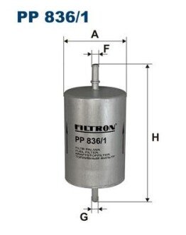 Топливный фильтр PP836/1